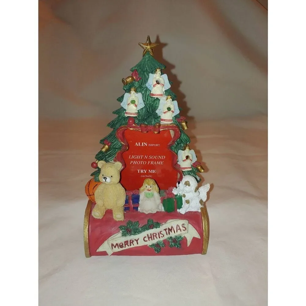 Christmas Light N Sound Photo Frame